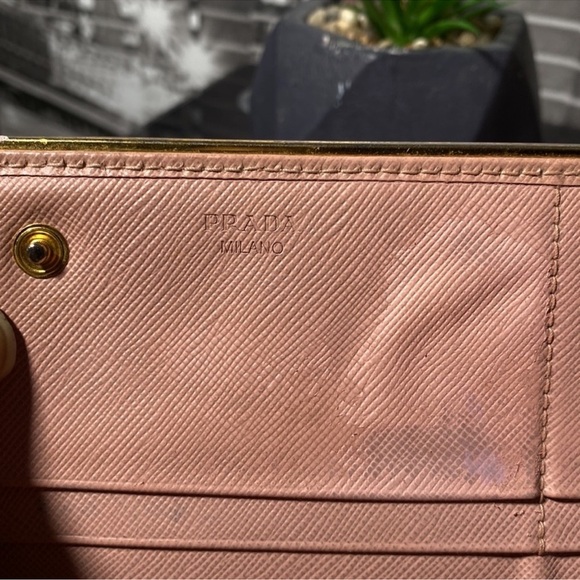 Authentic PRADA Leather Long Wallet - Picture 4 of 10